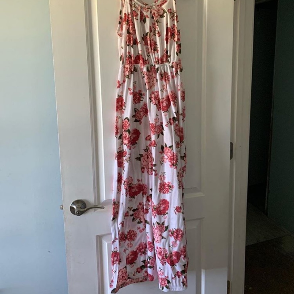 Long floral dress